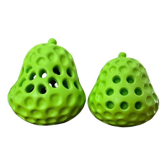 Recycled Pear- Eco Friendly Recycled Rubber Chew and Enrichment Toy
