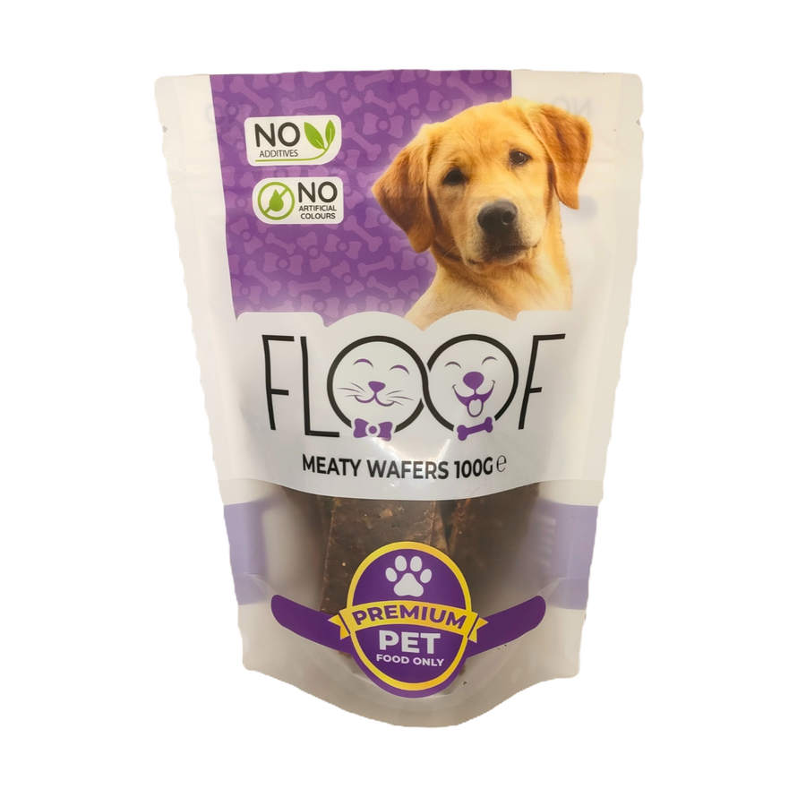 Floof Beef Wafers natural dog and cat treats