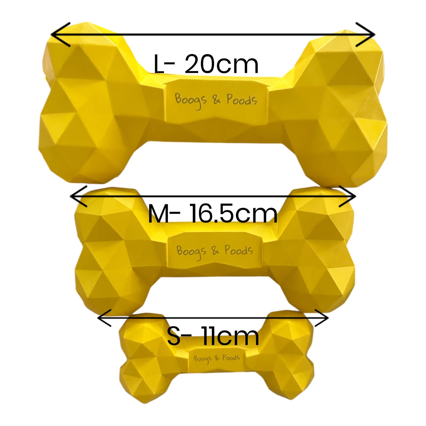 Enrichment Bone – Durable Natural Rubber Chew Toy for Dogs