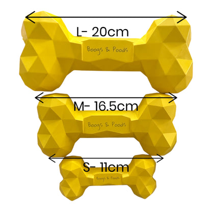 Enrichment Bone – Durable Natural Rubber Chew Toy for Dogs