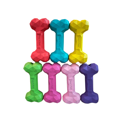 Chew and Play Pack – Tough Natural Rubber Toys for Small Sized Chewers