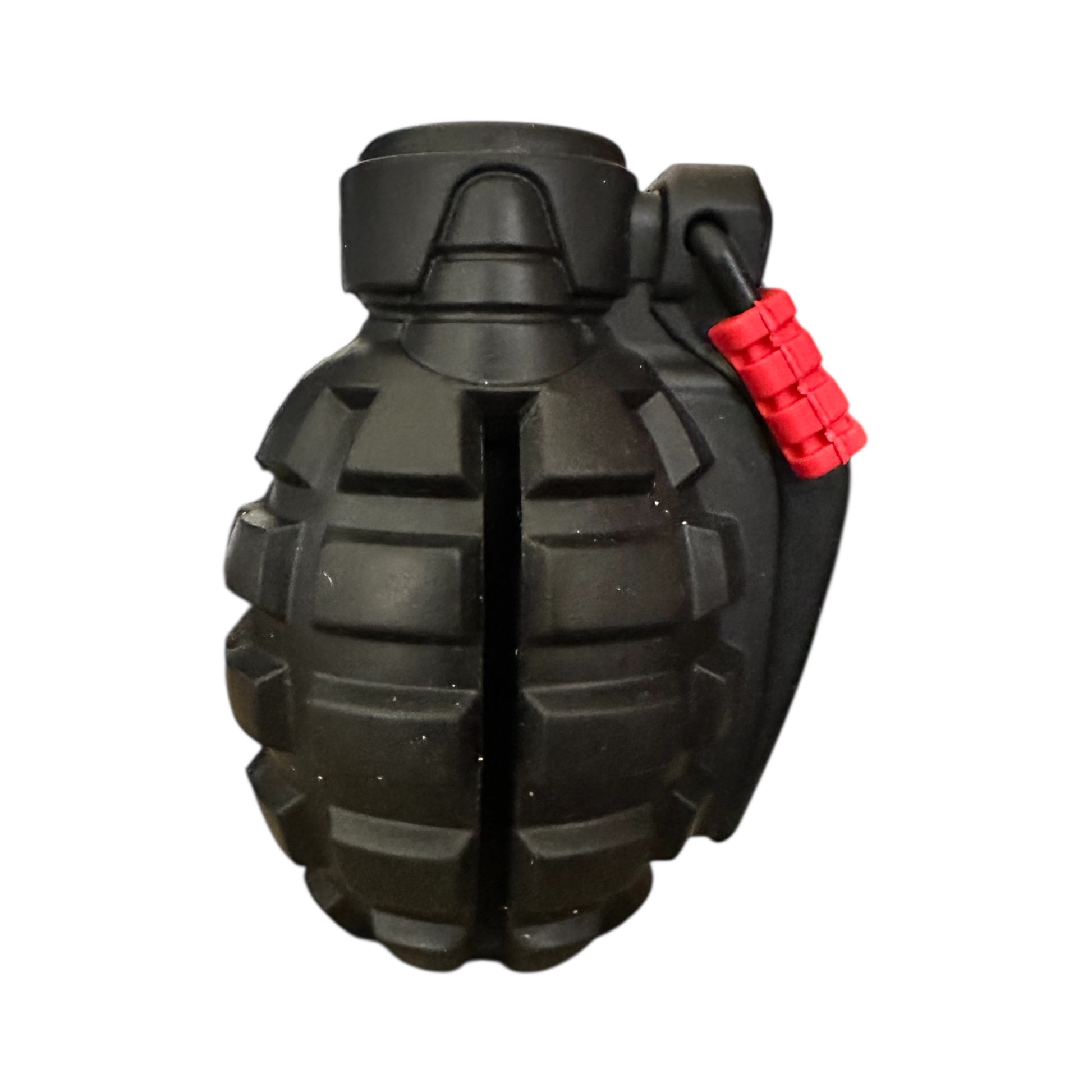 tough rubber grenade that is safe for strong chewers